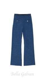 Palmira Tweed Trousers in blue