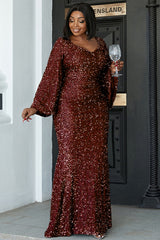 Faye Long Sleeve Maxi Dress