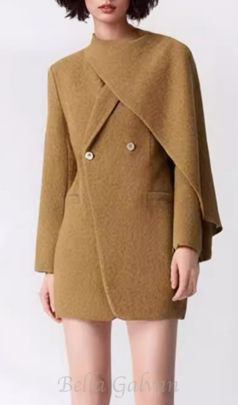 kahki Woolen coat