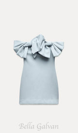 STRAPLESS BOW DRESS