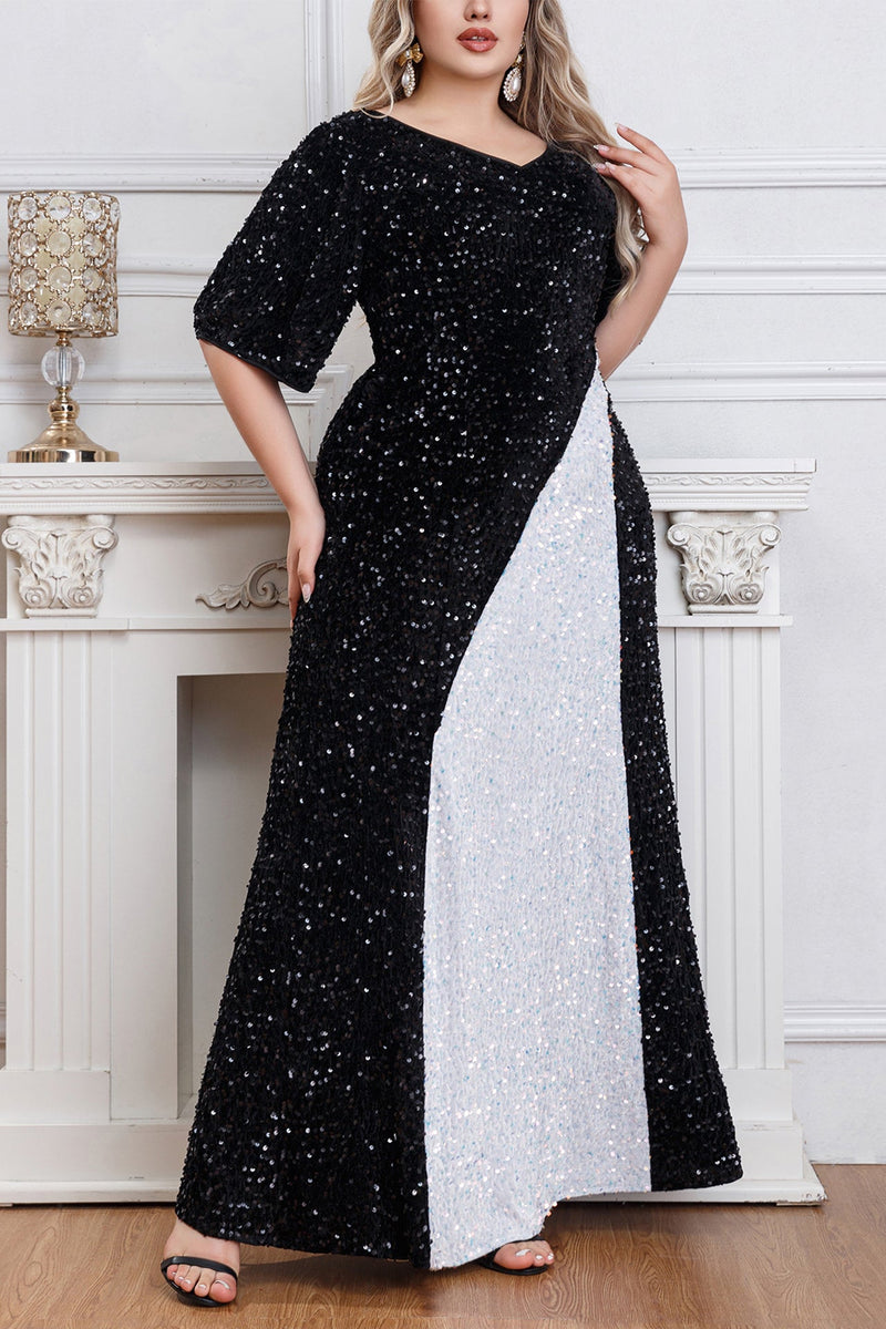 Aviana Sequined Maxi Dress