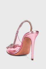 Arabela Rhinestone Embellished Pumps - Pink