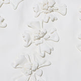 ANAXANDRA WHITE FLOWER MINI SKIRT