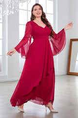 Persephone V-Neck Split Maxi Dress