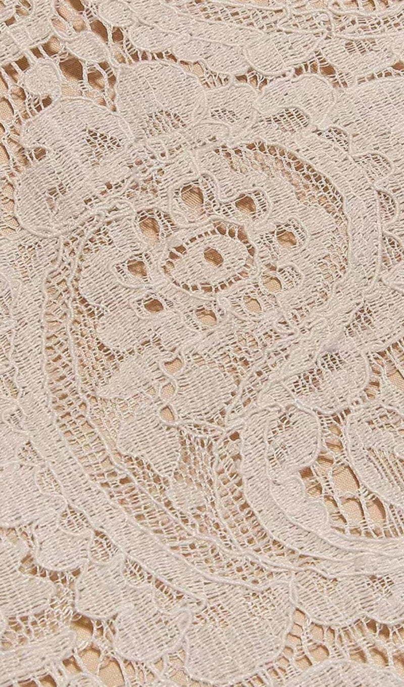 CREAM PAISLEY LACE TOP