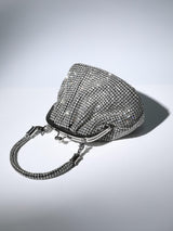 MAIREAD SHELL CLUTCH IN SILVER