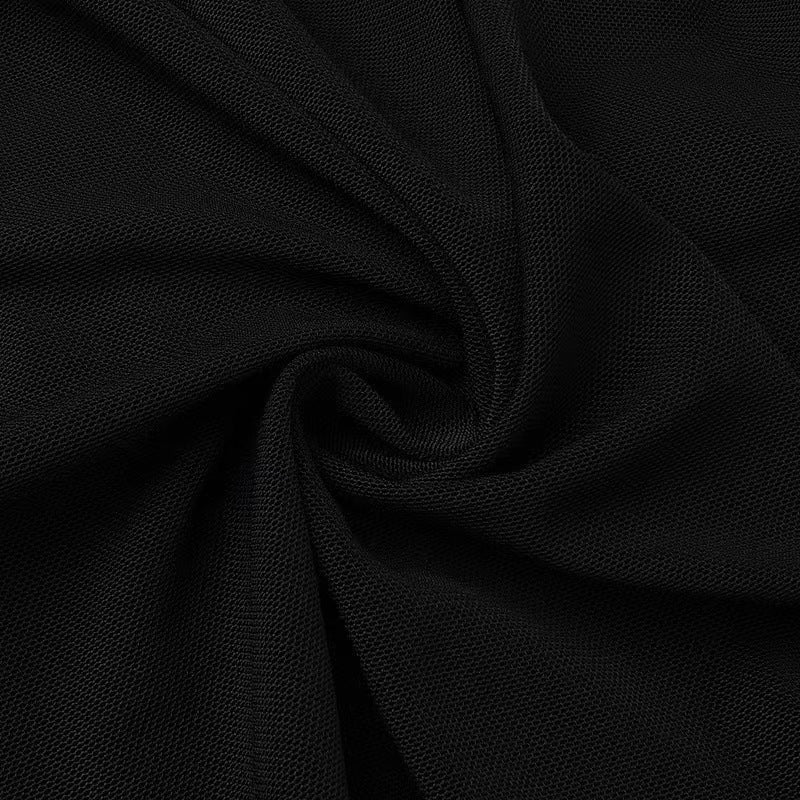 BLACK STRAPLESS RUCHED MINI DRESS